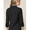 imageLock and Love Women 34 Sleeve Blazer Open Front Cardigan Jacket Work Office BlazerWsk2324black