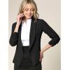 imageLock and Love Women 34 Sleeve Blazer Open Front Cardigan Jacket Work Office BlazerWsk2324black