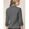 imageLock and Love Women 34 Sleeve Blazer Open Front Cardigan Jacket Work Office BlazerWsk2324charcoal