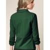 imageLock and Love Women 34 Sleeve Blazer Open Front Cardigan Jacket Work Office BlazerWsk2324green
