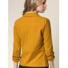 imageLock and Love Women 34 Sleeve Blazer Open Front Cardigan Jacket Work Office BlazerWsk2324mustard