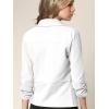 imageLock and Love Women 34 Sleeve Blazer Open Front Cardigan Jacket Work Office BlazerWsk2324white