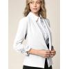 imageLock and Love Women 34 Sleeve Blazer Open Front Cardigan Jacket Work Office BlazerWsk2324white