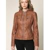 imageLock and Love Womens Faux Leather Moto Biker Jacket Coat with Removable or NonRemovable HoodWjc663camel