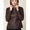 imageLock and Love Womens Faux Leather Moto Biker Jacket Coat with Removable or NonRemovable HoodWjc663coffeeAshbrown