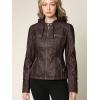 imageLock and Love Womens Faux Leather Moto Biker Jacket Coat with Removable or NonRemovable HoodWjc663coffeeAshbrown