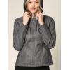 imageLock and Love Womens Faux Leather Moto Biker Jacket Coat with Removable or NonRemovable HoodWjc663grey
