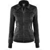 imageLock and Love Womens Faux Leather Moto Biker Jacket Coat with Removable or NonRemovable HoodWjc664blackCharcoal