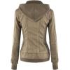 imageLock and Love Womens Faux Leather Moto Biker Jacket Coat with Removable or NonRemovable HoodWjc664khaki
