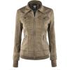 imageLock and Love Womens Faux Leather Moto Biker Jacket Coat with Removable or NonRemovable HoodWjc664khaki