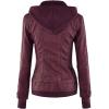 imageLock and Love Womens Faux Leather Moto Biker Jacket Coat with Removable or NonRemovable HoodWjc664wine