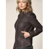imageLock and Love Womens Faux Leather Moto Biker Jacket Coat with Removable or NonRemovable HoodWjc746acoffee