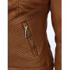 imageLock and Love Womens Faux Leather Moto Biker Jacket Coat with Removable or NonRemovable HoodWjc747acamel