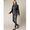 imageLock and Love Womens Faux Leather Moto Biker Jacket Coat with Removable or NonRemovable HoodWjc877lblack