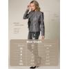 imageLock and Love Womens Faux Leather Moto Biker Jacket Coat with Removable or NonRemovable HoodWjc877lgrey