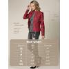 imageLock and Love Womens Faux Leather Moto Biker Jacket Coat with Removable or NonRemovable HoodWjc877lred