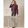 imageLock and Love Womens Faux Leather Moto Biker Jacket Coat with Removable or NonRemovable HoodWjc877lwine
