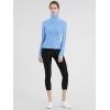 imageLock and Love Womens Full Zipup Yoga Workout Running Track Jacket with Thumb HolesWjc3024aqua