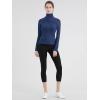 imageLock and Love Womens Full Zipup Yoga Workout Running Track Jacket with Thumb HolesWjc3024navy