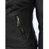 imageLock and Love Slim Fit Stylish Vegan Leather Moto Jacket for Women  PU Biker Motorcycle CoatWjc747black