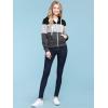 imageLock and Love Womens Active Casual Zipup Hoodie Jacket Long Sleeve Comfortable Lightweight SweatshirtWsk2302blackgrey