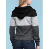 imageLock and Love Womens Active Casual Zipup Hoodie Jacket Long Sleeve Comfortable Lightweight SweatshirtWsk2302blackgrey
