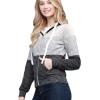 imageLock and Love Womens Active Casual Zipup Hoodie Jacket Long Sleeve Comfortable Lightweight SweatshirtWsk2302oatmeal