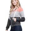 imageLock and Love Womens Active Casual Zipup Hoodie Jacket Long Sleeve Comfortable Lightweight SweatshirtWsk2302pink