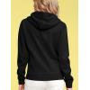 imageLock and Love Womens Active Casual Zipup Hoodie Jacket Long Sleeve Comfortable Lightweight SweatshirtWsk954black