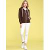 imageLock and Love Womens Active Casual Zipup Hoodie Jacket Long Sleeve Comfortable Lightweight SweatshirtWsk954coffee