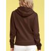 imageLock and Love Womens Active Casual Zipup Hoodie Jacket Long Sleeve Comfortable Lightweight SweatshirtWsk954coffee