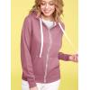imageLock and Love Womens Active Casual Zipup Hoodie Jacket Long Sleeve Comfortable Lightweight SweatshirtWsk954dustpink