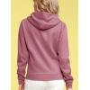 imageLock and Love Womens Active Casual Zipup Hoodie Jacket Long Sleeve Comfortable Lightweight SweatshirtWsk954dustpink