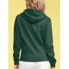 imageLock and Love Womens Active Casual Zipup Hoodie Jacket Long Sleeve Comfortable Lightweight SweatshirtWsk954huntergreen