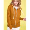 imageLock and Love Womens Active Casual Zipup Hoodie Jacket Long Sleeve Comfortable Lightweight SweatshirtWsk954mustard