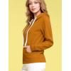 imageLock and Love Womens Active Casual Zipup Hoodie Jacket Long Sleeve Comfortable Lightweight SweatshirtWsk954mustard