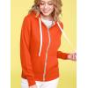 imageLock and Love Womens Active Casual Zipup Hoodie Jacket Long Sleeve Comfortable Lightweight SweatshirtWsk954orange