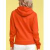 imageLock and Love Womens Active Casual Zipup Hoodie Jacket Long Sleeve Comfortable Lightweight SweatshirtWsk954orange