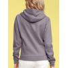 imageLock and Love Womens Active Casual Zipup Hoodie Jacket Long Sleeve Comfortable Lightweight SweatshirtWsk954slate