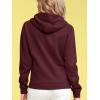 imageLock and Love Womens Active Casual Zipup Hoodie Jacket Long Sleeve Comfortable Lightweight SweatshirtWsk954wine