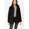 imageLock and Love Womens Casual Military Anorak Jacket  Lightweight Detachable Hooded Safari UtilityWjc1845black