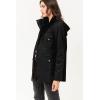 imageLock and Love Womens Casual Military Anorak Jacket  Lightweight Detachable Hooded Safari UtilityWjc1845black