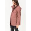 imageLock and Love Womens Casual Military Anorak Jacket  Lightweight Detachable Hooded Safari UtilityWjc1845mauve