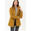 imageLock and Love Womens Casual Military Anorak Jacket  Lightweight Detachable Hooded Safari UtilityWjc1845mustard