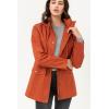 imageLock and Love Womens Casual Military Anorak Jacket  Lightweight Detachable Hooded Safari UtilityWjc1845rust