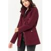 imageLock and Love Womens Casual Military Anorak Jacket  Lightweight Detachable Hooded Safari UtilityWjc1845wine