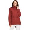 imageLock and Love Womens Casual Military Anorak Jacket  Lightweight Detachable Hooded Safari UtilityWjc1968marsala