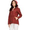 imageLock and Love Womens Casual Military Anorak Jacket  Lightweight Detachable Hooded Safari UtilityWjc1968marsala