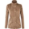 imageLock and Love Womens Casual Military Anorak Jacket  Lightweight Detachable Hooded Safari UtilityWjc643khaki