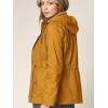 imageLock and Love Womens Casual Military Anorak Jacket  Lightweight Detachable Hooded Safari UtilityWjc643mustard